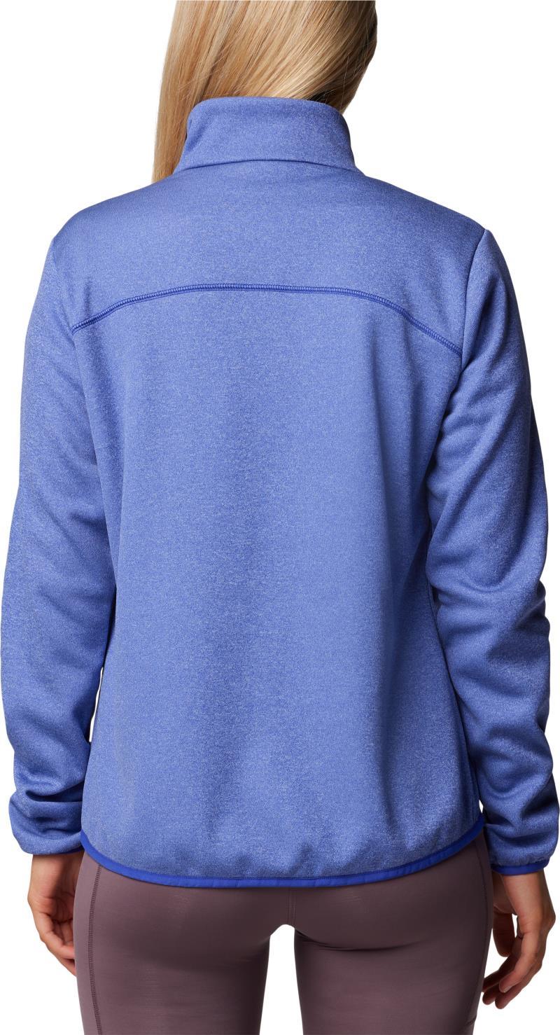 Columbia Hike Tech Fleece Full Zip, Extended - Womens - Clematis Blue Heather 2