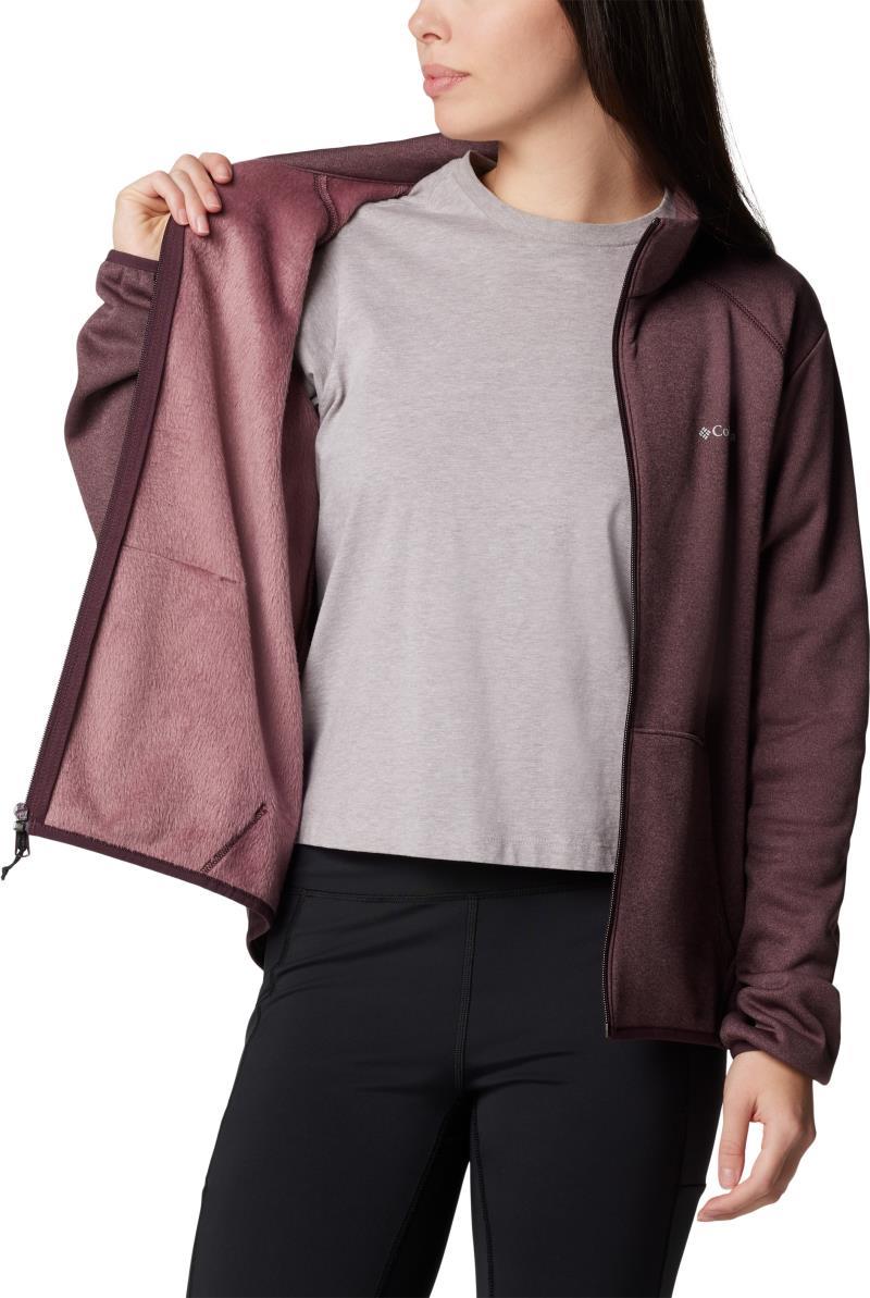 Columbia Hike Tech Fleece Full Zip, Extended - Womens - Moonvista Heather 3