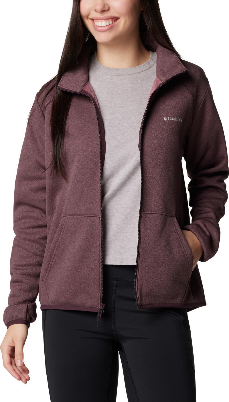 Columbia Hike Tech Fleece Full Zip, Extended - Womens - Moonvista Heather 4
