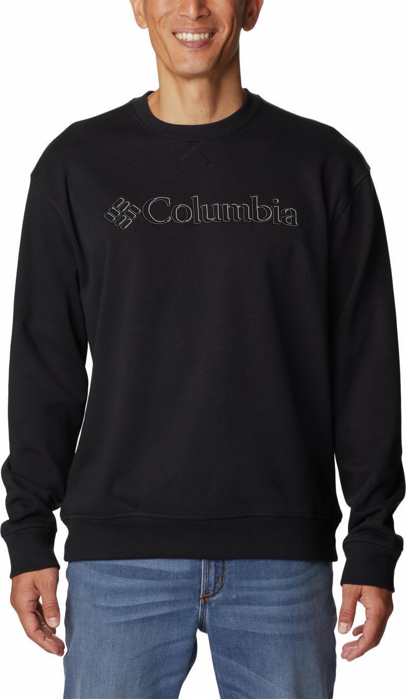 Columbia Lodge French Terry II Crew - Mens - Black / CSC Branded Shadow Graphic 1