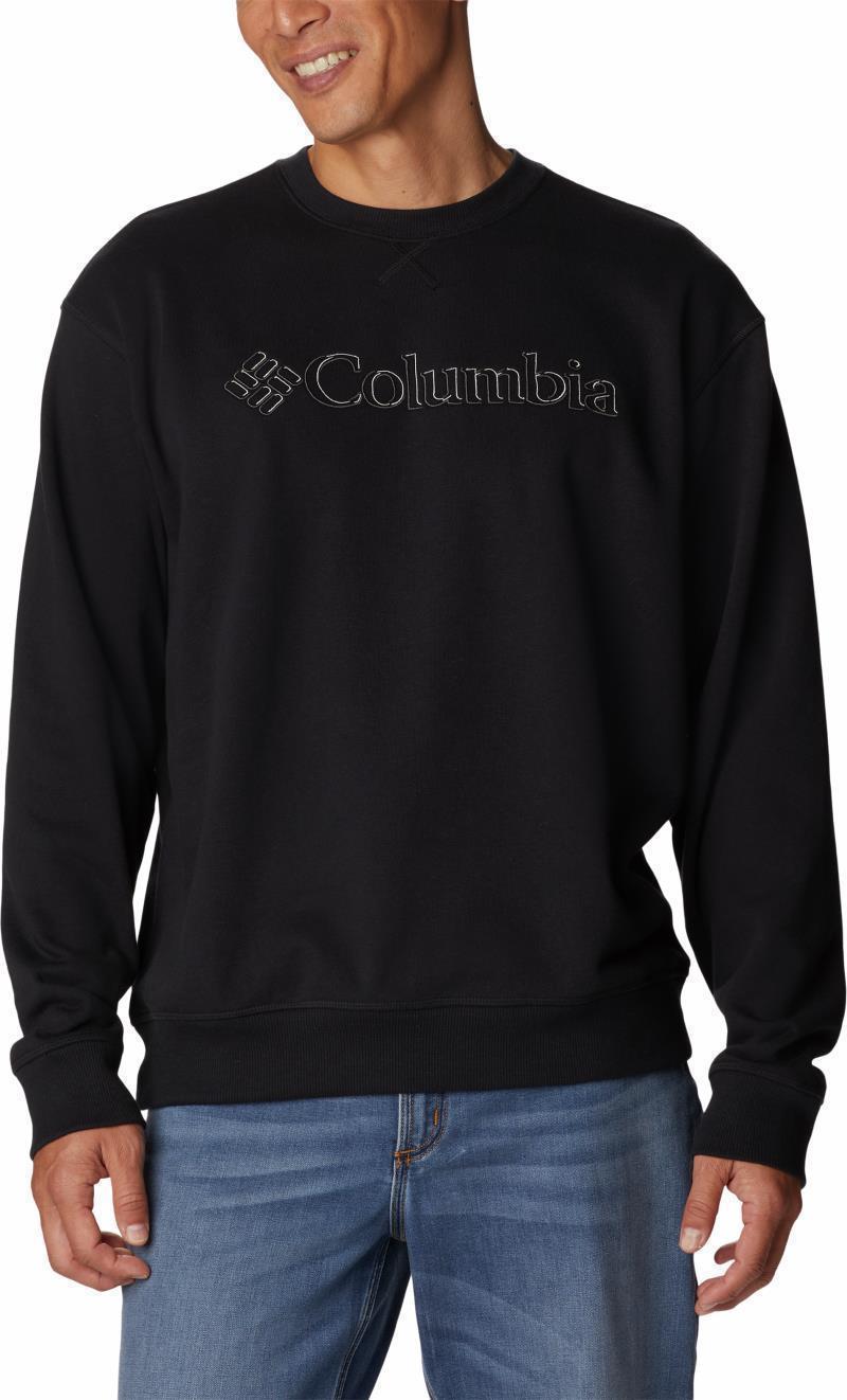 Columbia Lodge French Terry II Crew - Mens - Black / CSC Branded Shadow Graphic 3