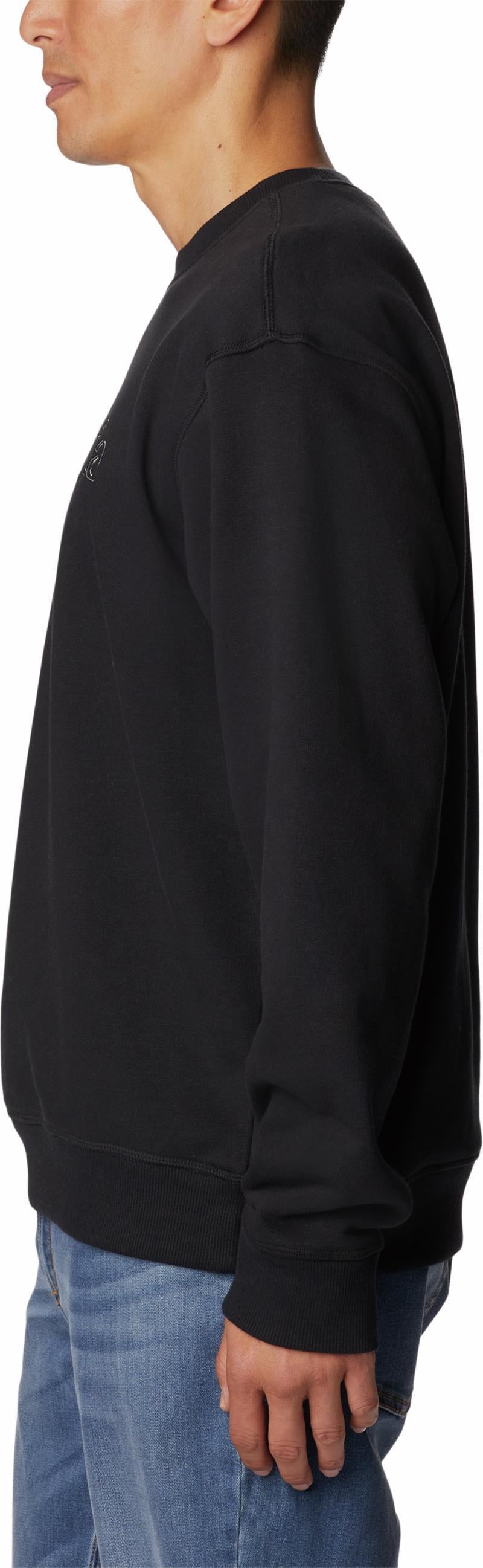 Columbia Lodge French Terry II Crew - Mens - Black / CSC Branded Shadow Graphic 4