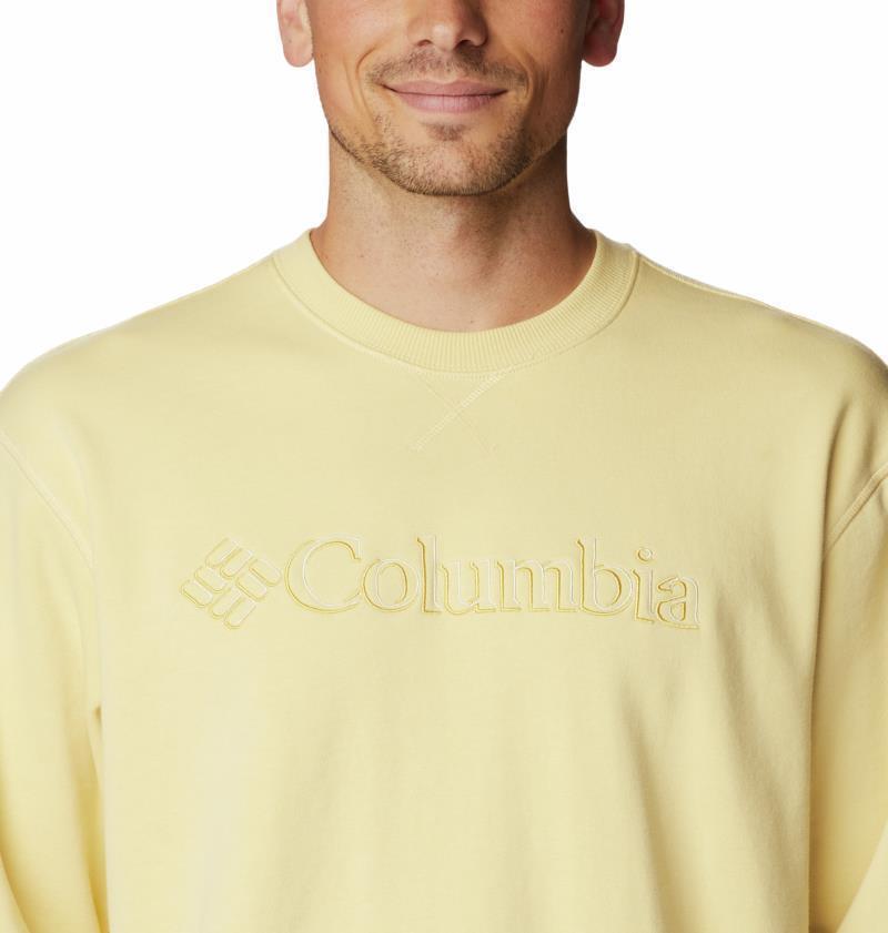 Columbia Lodge French Terry II Crew - Mens - Cornstalk / CSC Branded Shadow Graphic 5