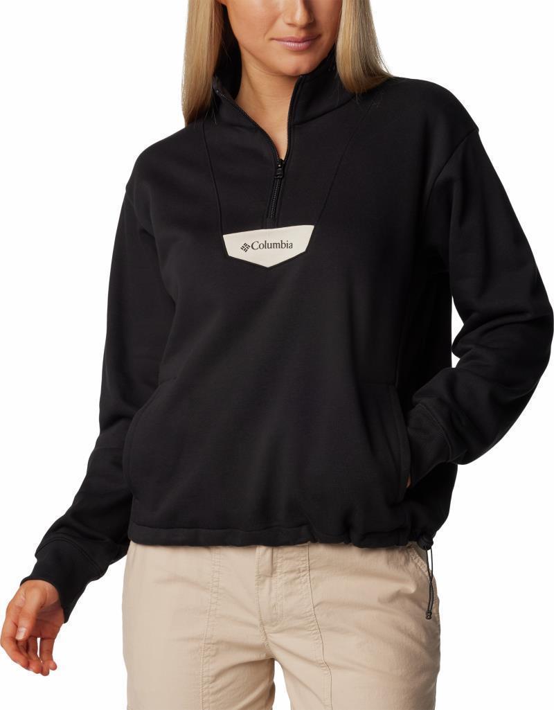 Columbia Lodge Quarter Zip - Womens - Black / Dark Stone 1