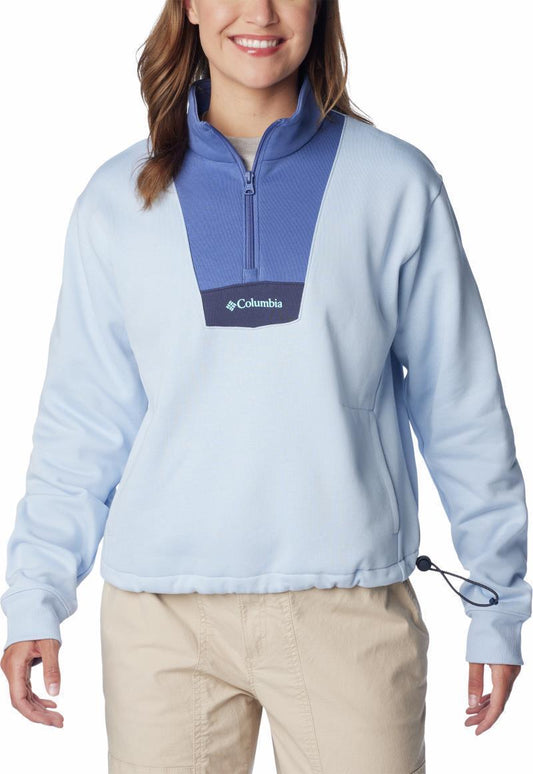Columbia Lodge Quarter Zip - Womens - Whisper / Eve / Nocturnal 1