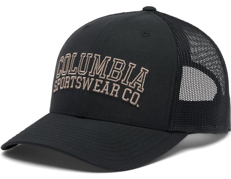 Columbia Logo Snap Back - Black / Arched Columbia 1