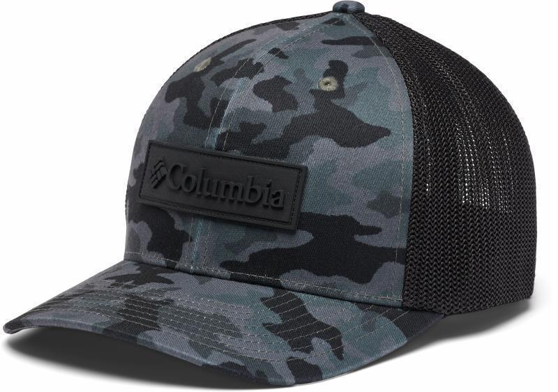 Columbia Mesh Ball Cap - Black Trad Camo / Patch 1