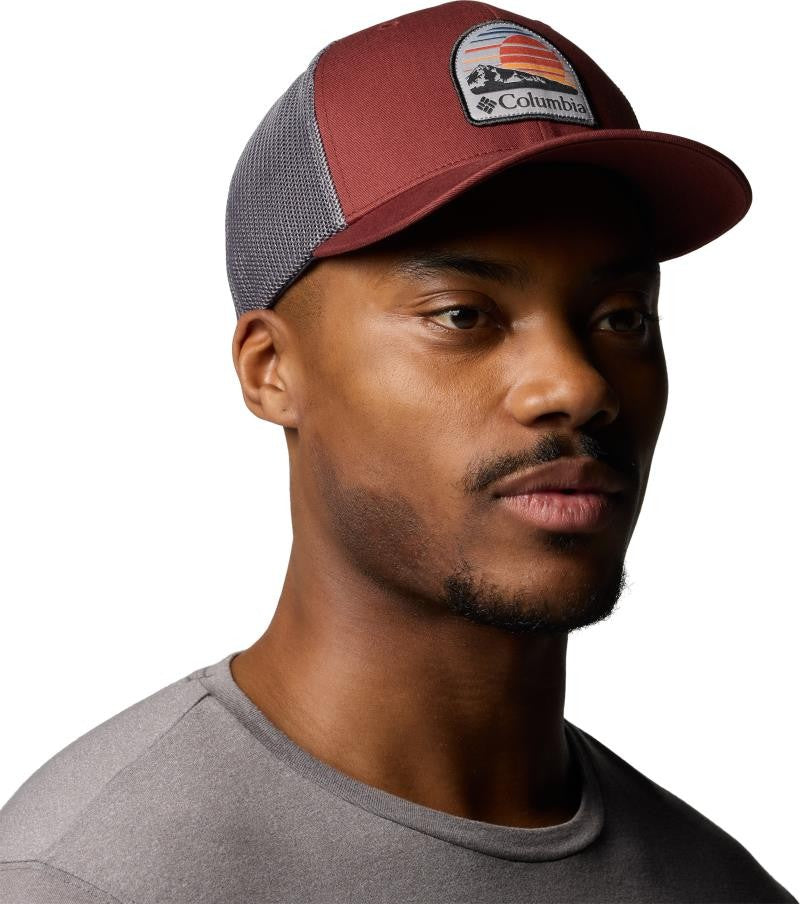 Columbia Mesh Ball Cap - spice / city grey / peaceful perspective 1