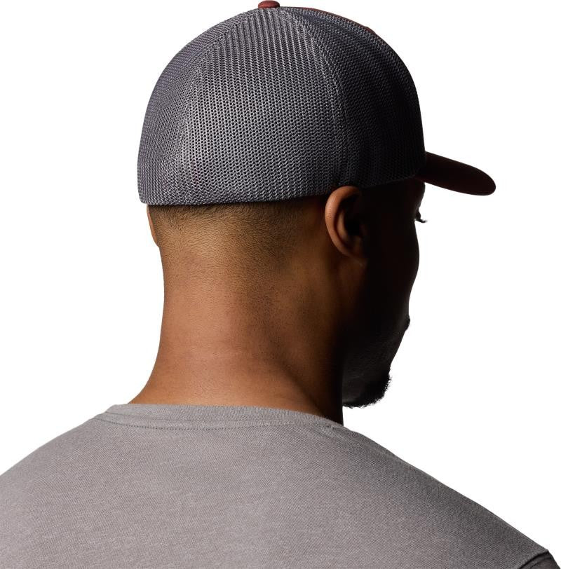 Columbia Mesh Ball Cap - spice / city grey / peaceful perspective 1