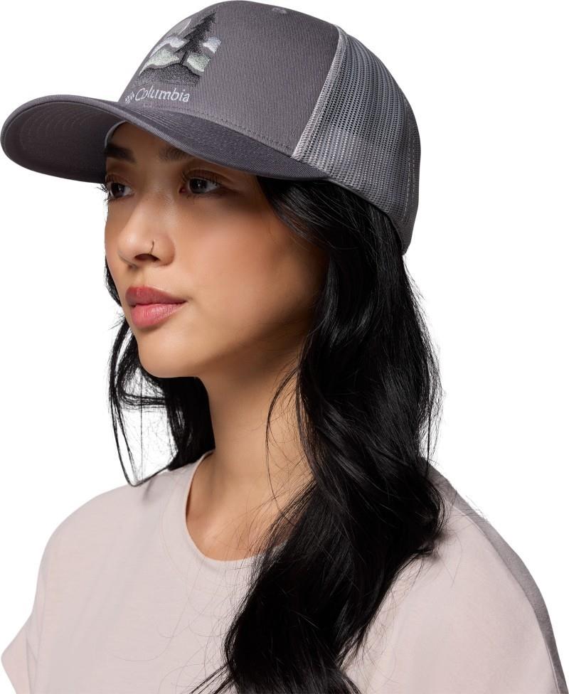 Columbia Mesh Snapback - city grey / get hiked 1