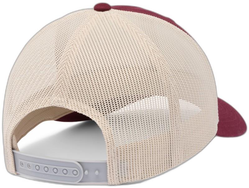 Columbia Mesh Snapback - rich wine / circular landscape 1