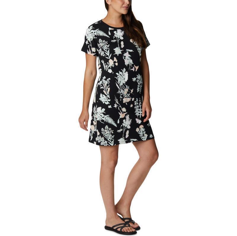 Columbia Park Printed Dress - Black Radical Botanical 2
