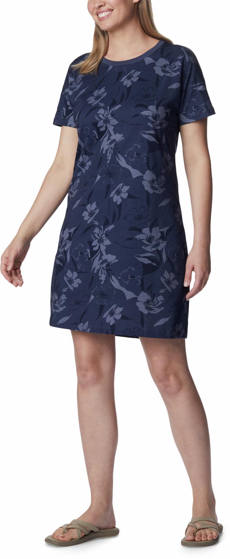 Columbia Park Printed Dress - Nocturnal / Pop Flora Tonal 3