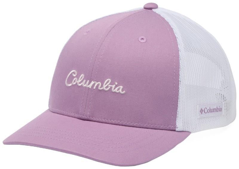 Columbia Snapback - Youth - violet haze / white / script 1