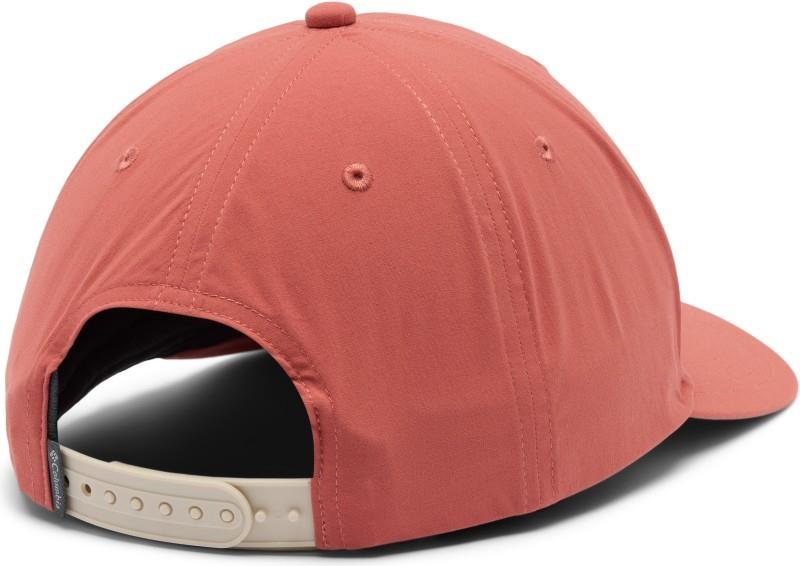 Columbia Snapback - washed red / script 1