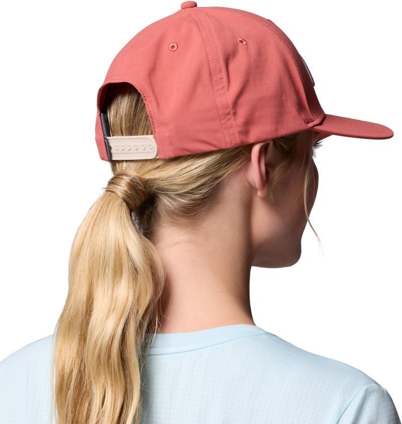 Columbia Snapback - washed red / script 1