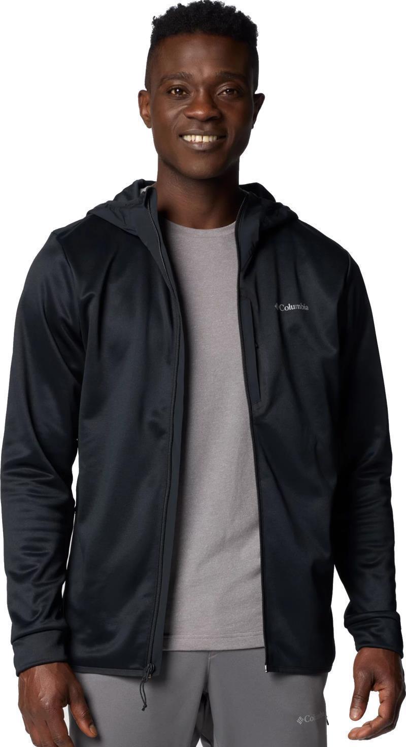 Columbia Tech Fleece Full Zip Hoodie - Mens - Black 3