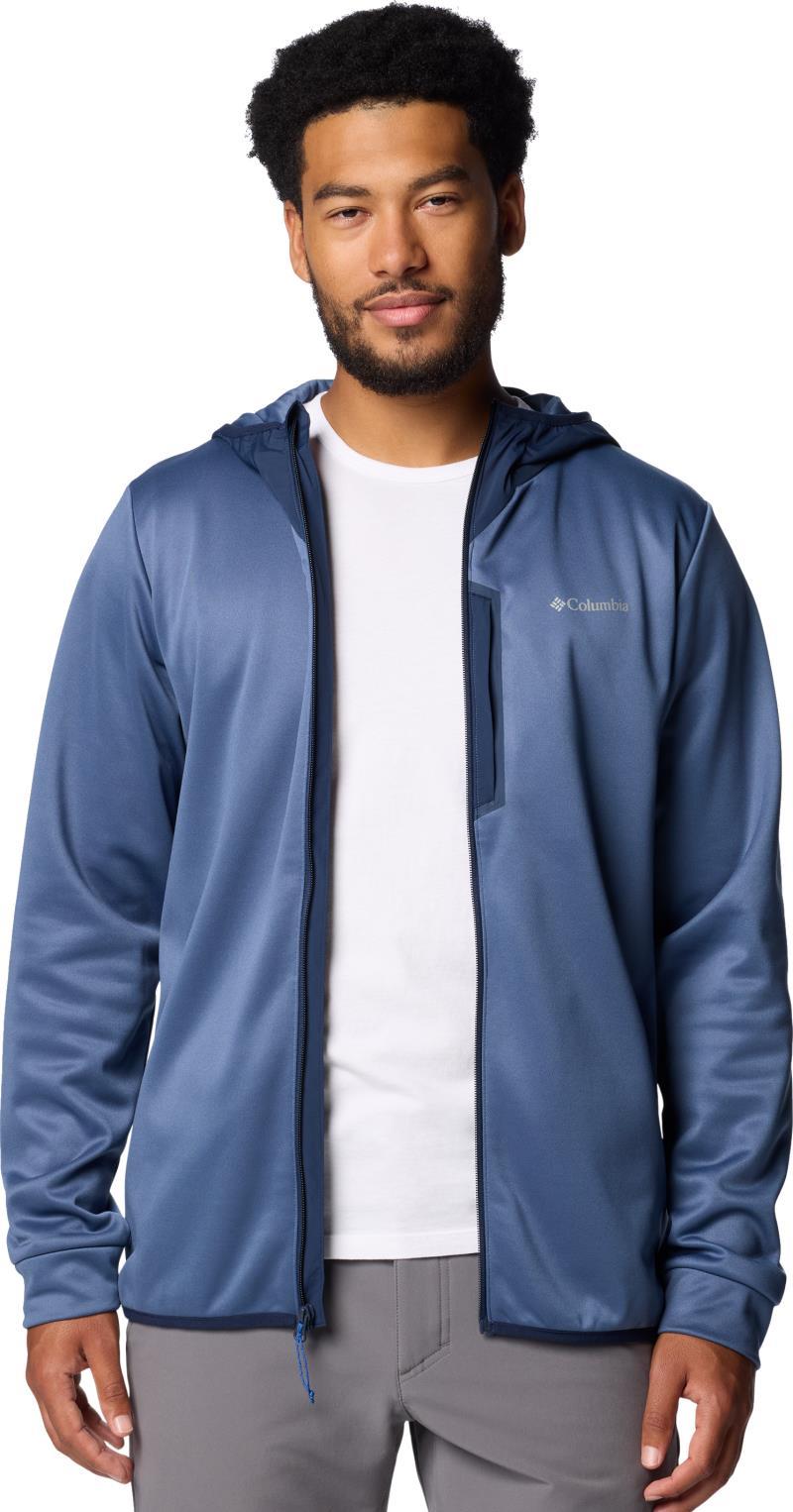 Columbia Tech Fleece Full Zip Hoodie - Mens - Dark Mountain / Collegiate Navy 2