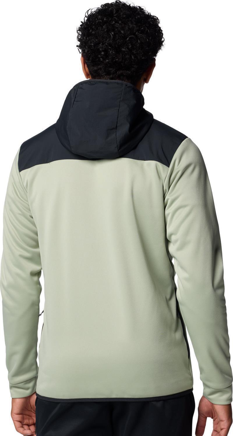 Columbia Tech Fleece Full Zip Hoodie - Mens - Safari / Black 5