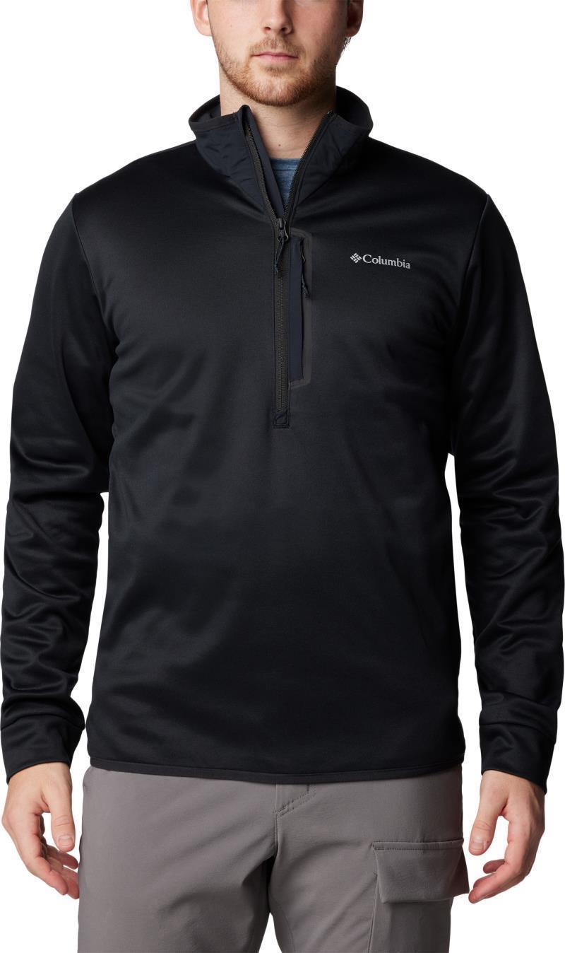 Columbia Tech Fleece Half Zip - Mens - Black 1