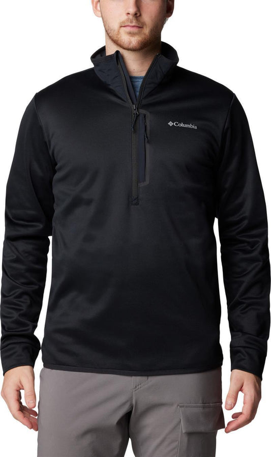 Columbia Tech Fleece Half Zip - Mens - Black 1