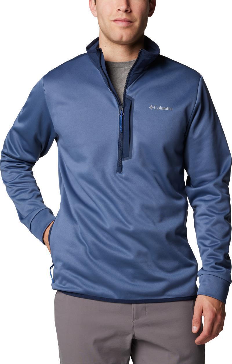 Columbia Tech Fleece Half Zip - Mens - Dark Mountain / Collegiate Navy 3