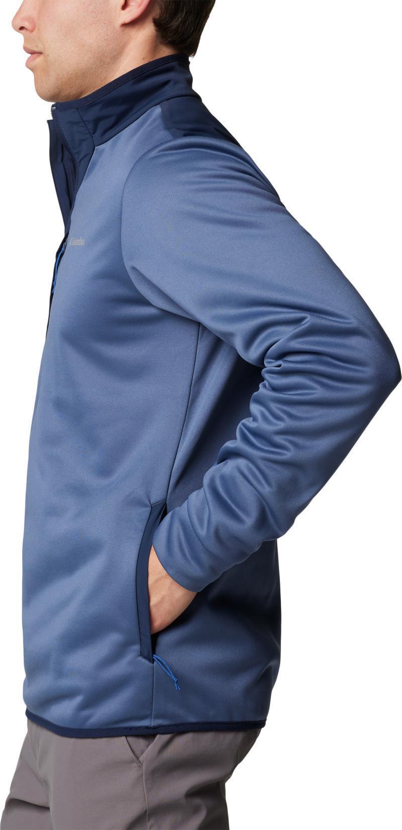 Columbia Tech Fleece Half Zip - Mens - Dark Mountain / Collegiate Navy 4