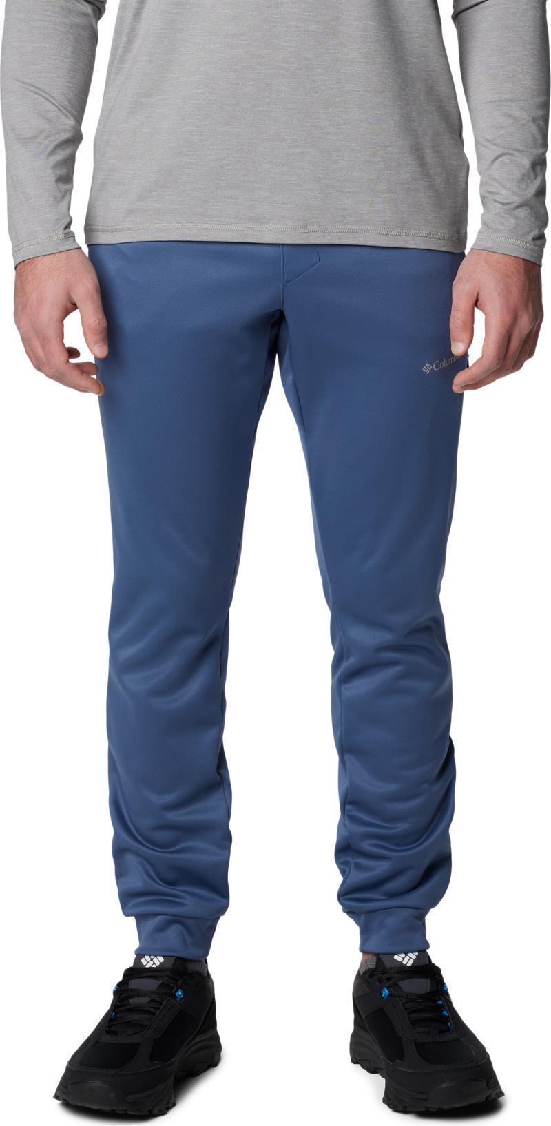 Columbia Tech Fleece Pants, Long - Mens - Dark Mountain / Collegiate Navy 1