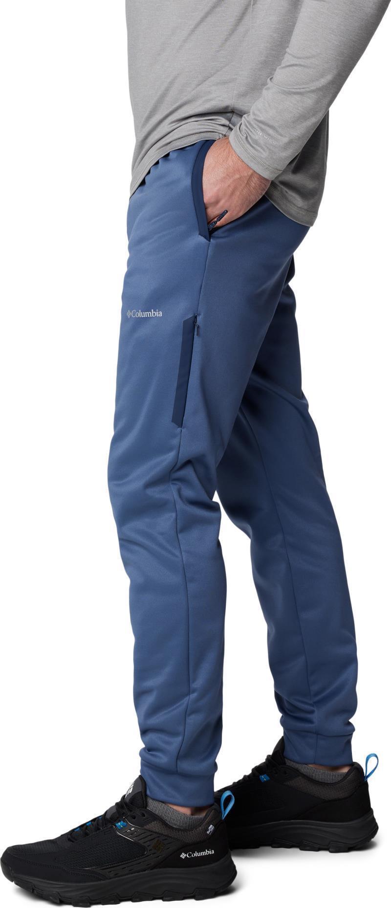 Columbia Tech Fleece Pants, Long - Mens - Dark Mountain / Collegiate Navy 3