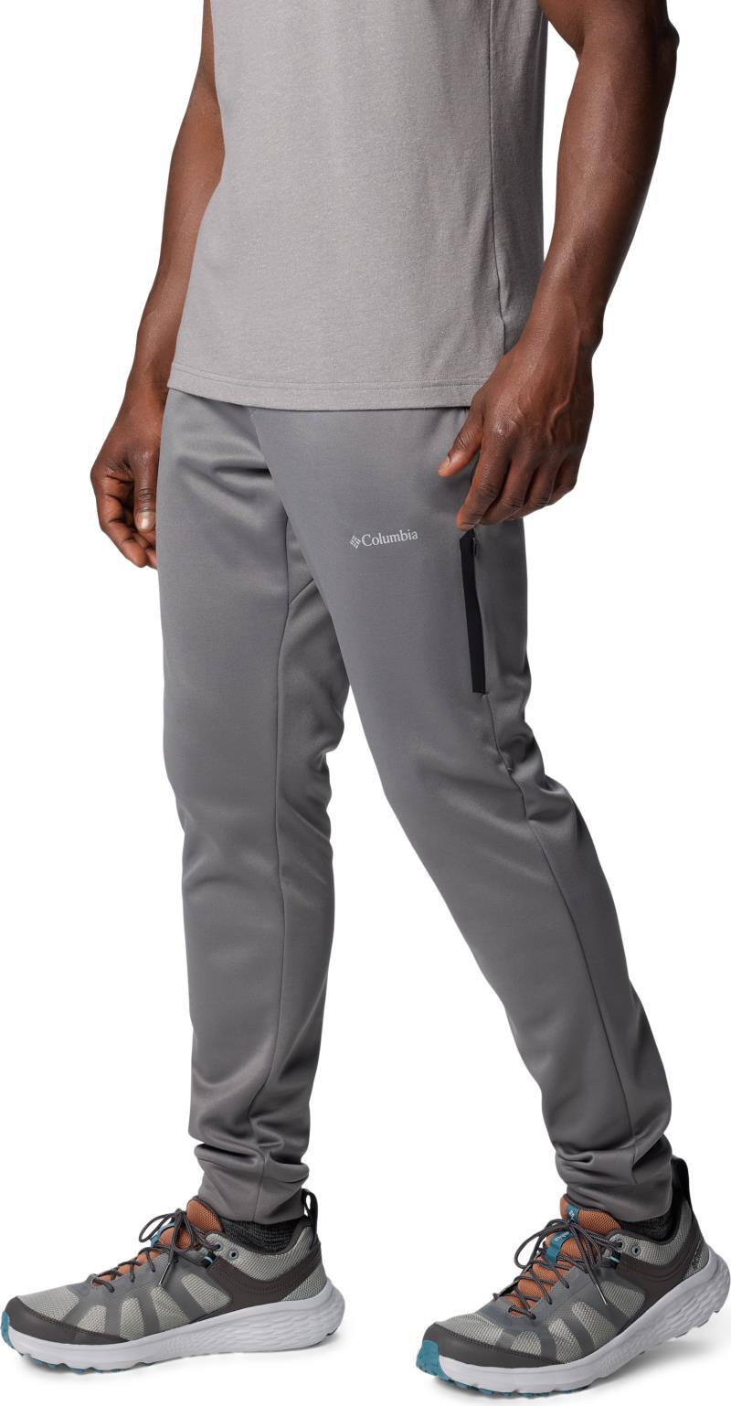 Columbia Tech Fleece Pants, Long - Mens - city grey / black 1