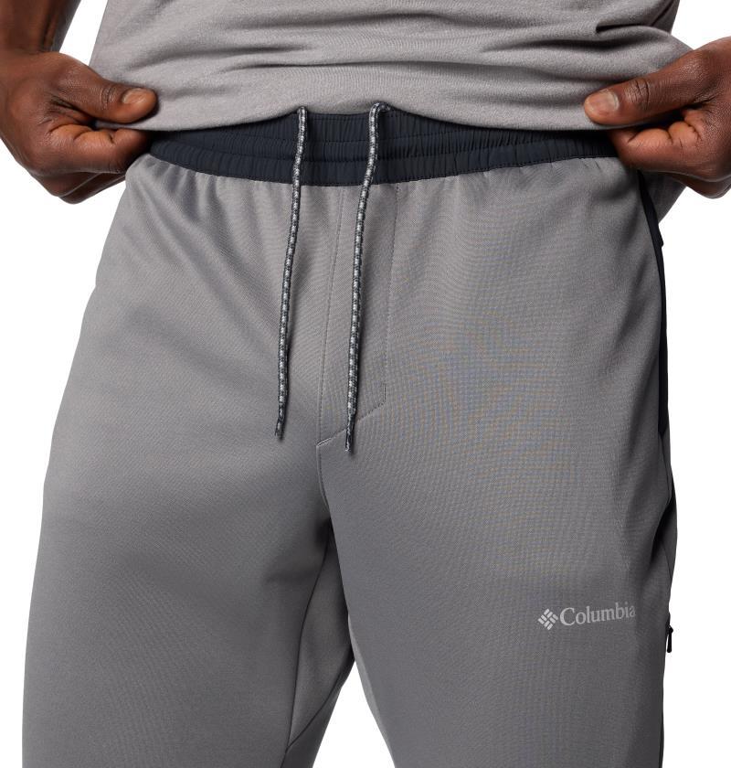 Columbia Tech Fleece Pants, Long - Mens - city grey / black 1
