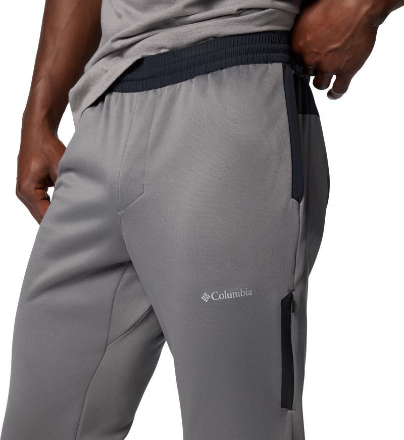 Columbia Tech Fleece Pants, Long - Mens - city grey / black 1
