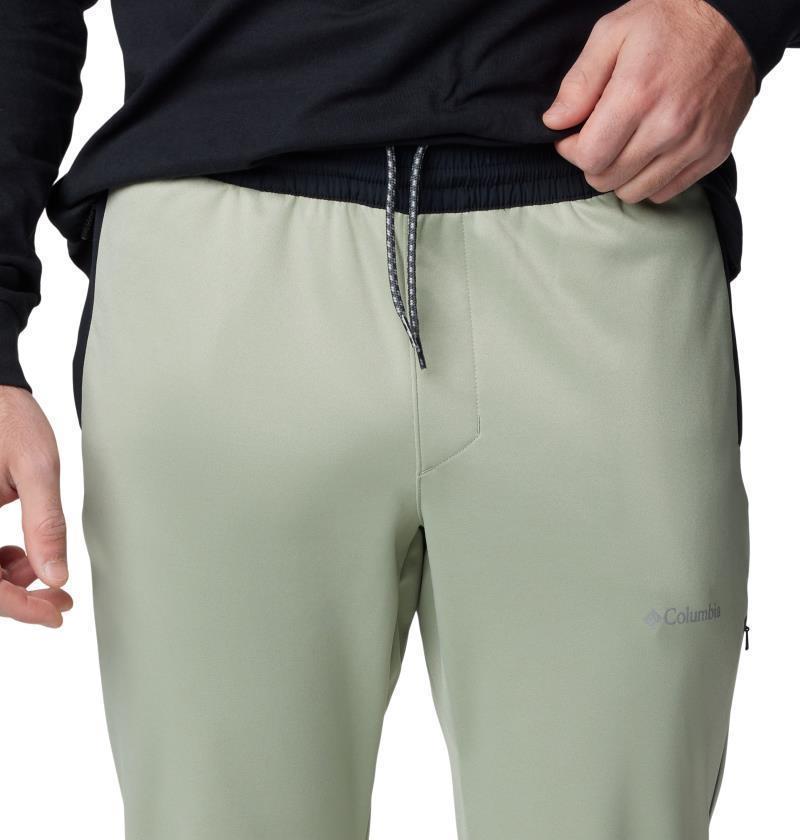 Columbia Tech Fleece Pants, Reg - Mens - Safari / Black 4