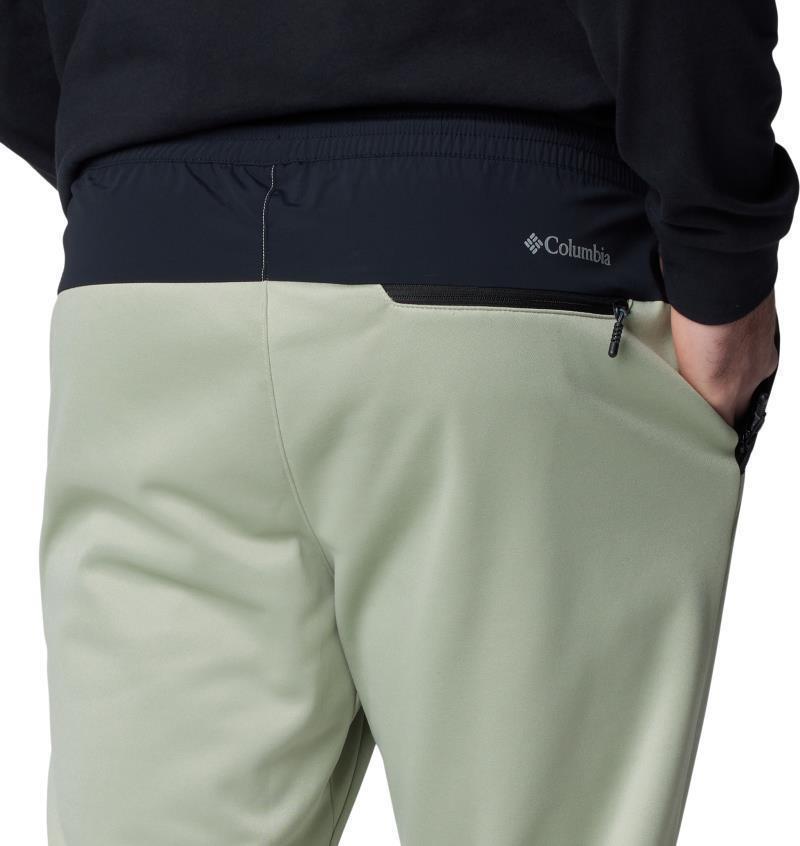 Columbia Tech Fleece Pants, Reg - Mens - Safari / Black 5