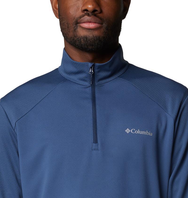 Columbia Tech Knit 1/4 Zip, Extended - Mens - Dark Mountain / Collegiate Navy 5