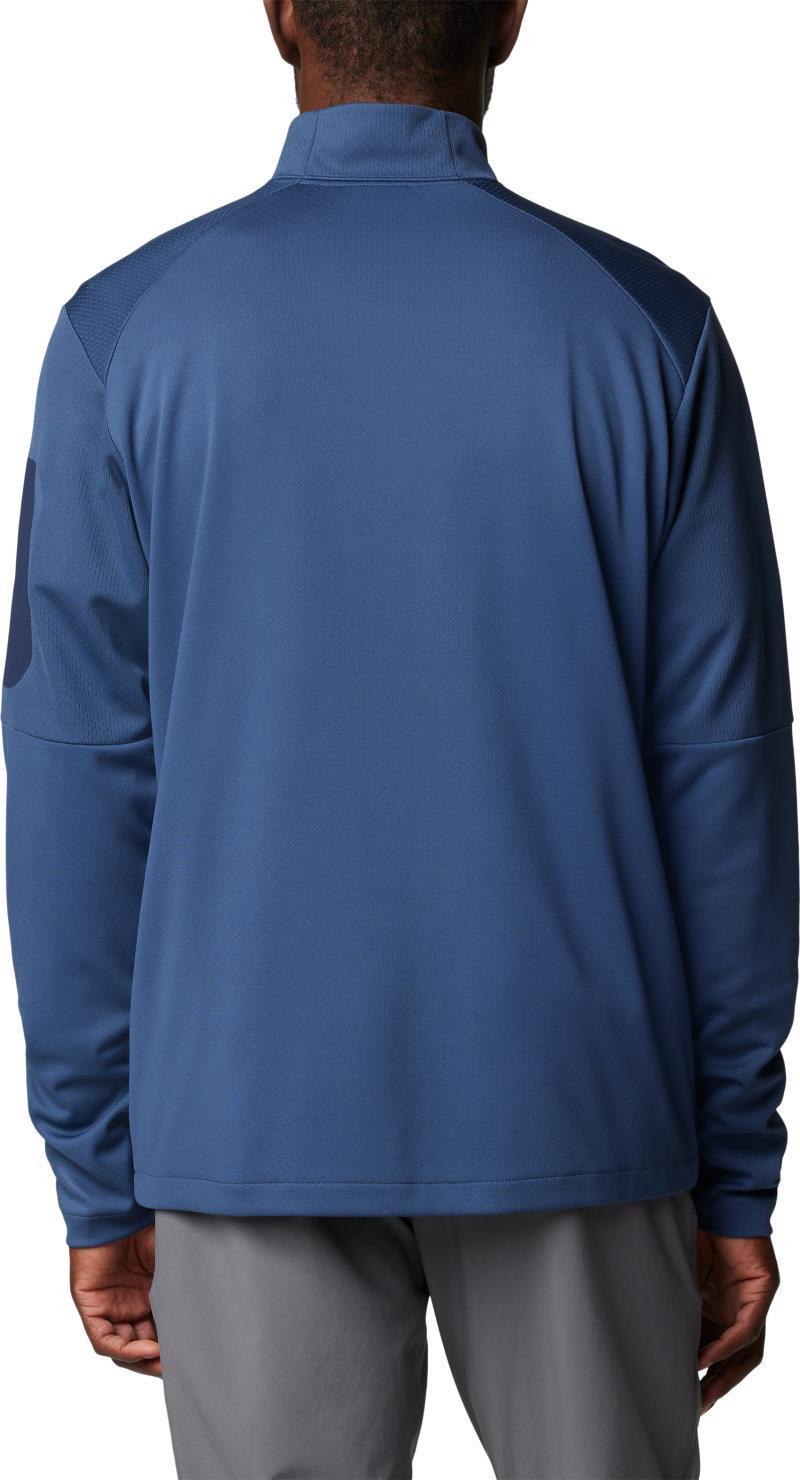 Columbia Tech Knit 1/4 Zip, Extended - Mens - Dark Mountain / Collegiate Navy 2