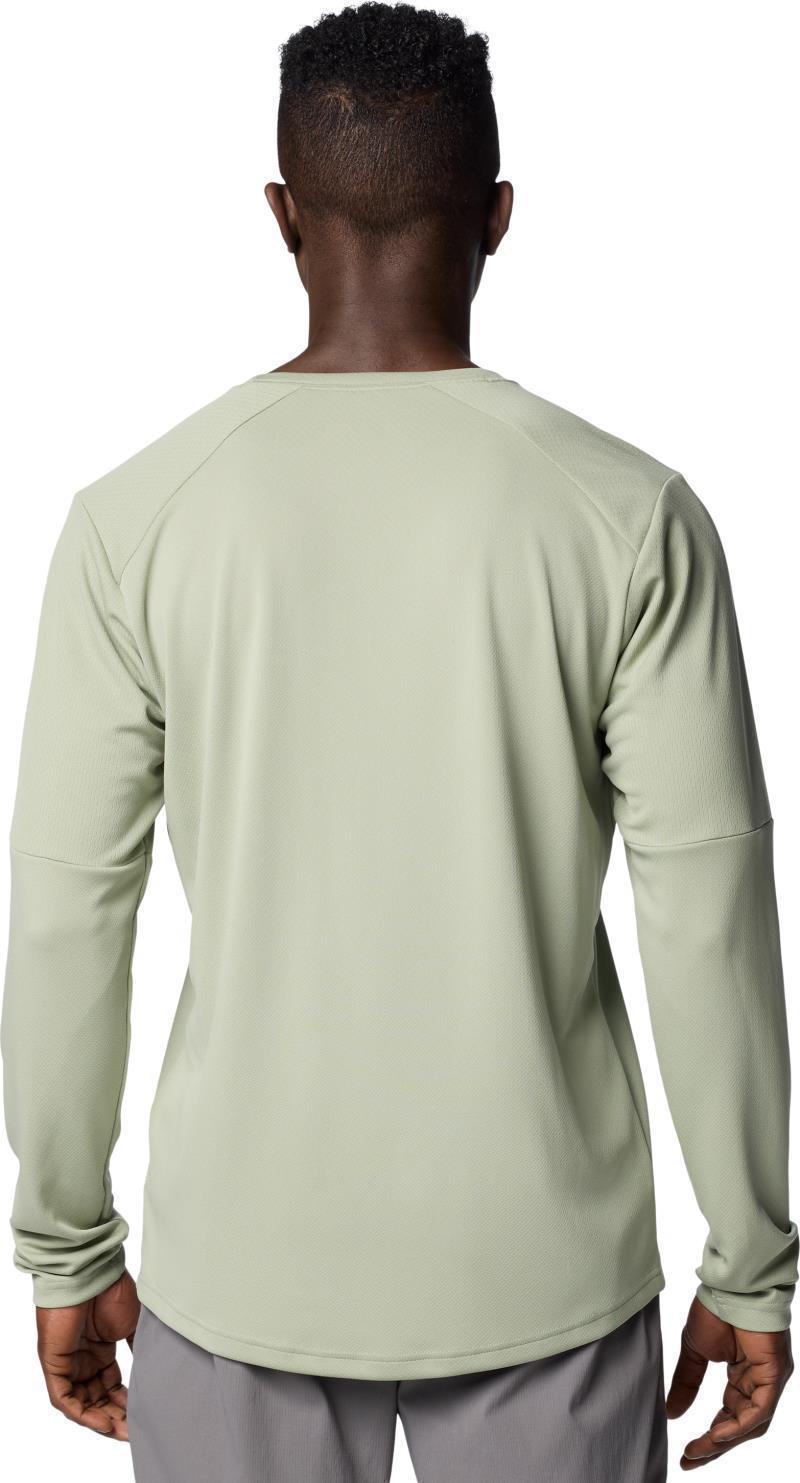 Columbia Tech Knit LS Crew - Mens - safari / black 1