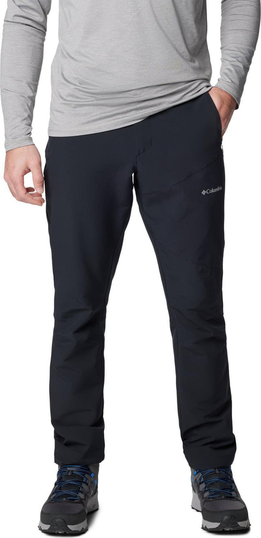 Columbia Tech Softshell Pants, Short - Mens - Black 1