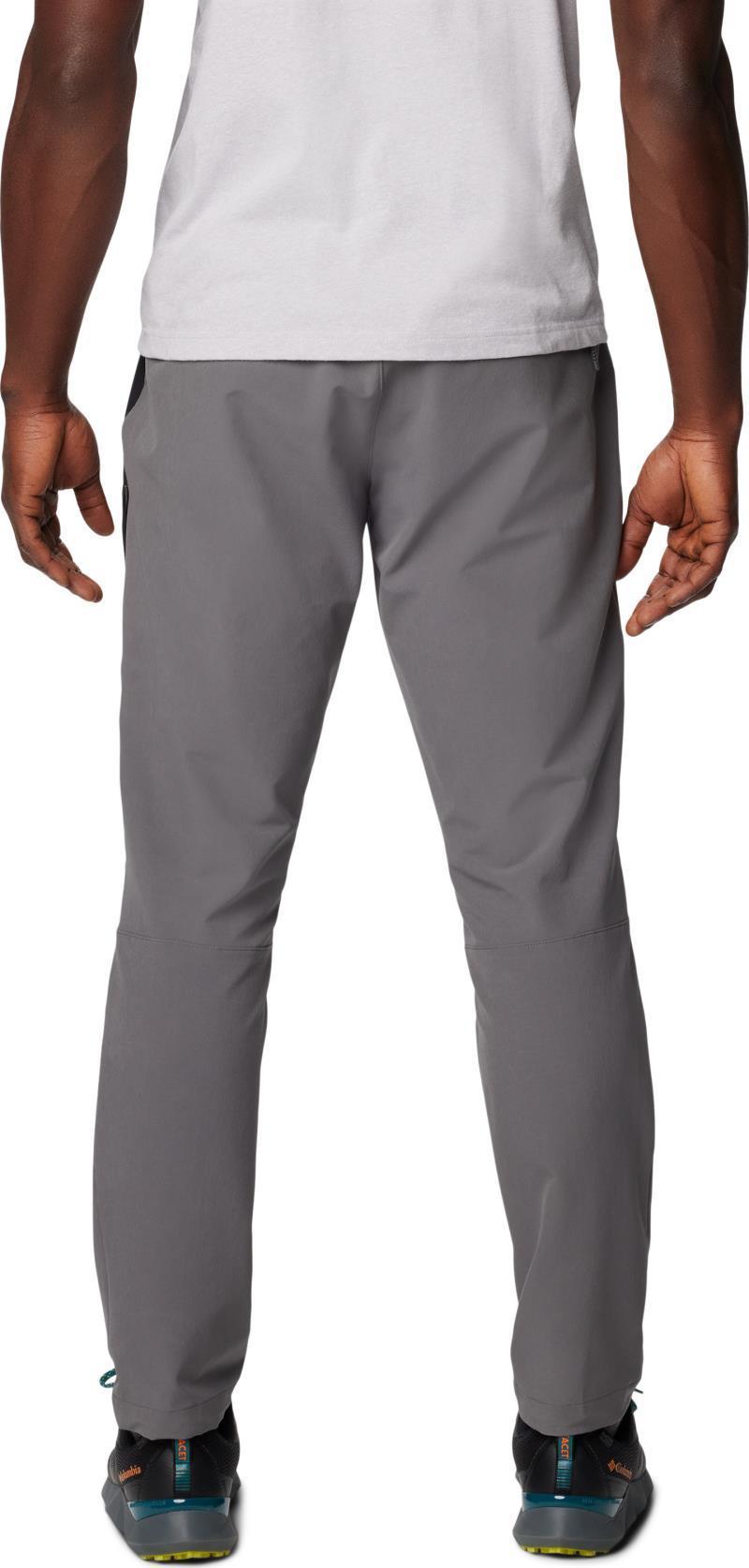 Columbia Tech Softshell Pants, Short - Mens - City Grey / Black 2