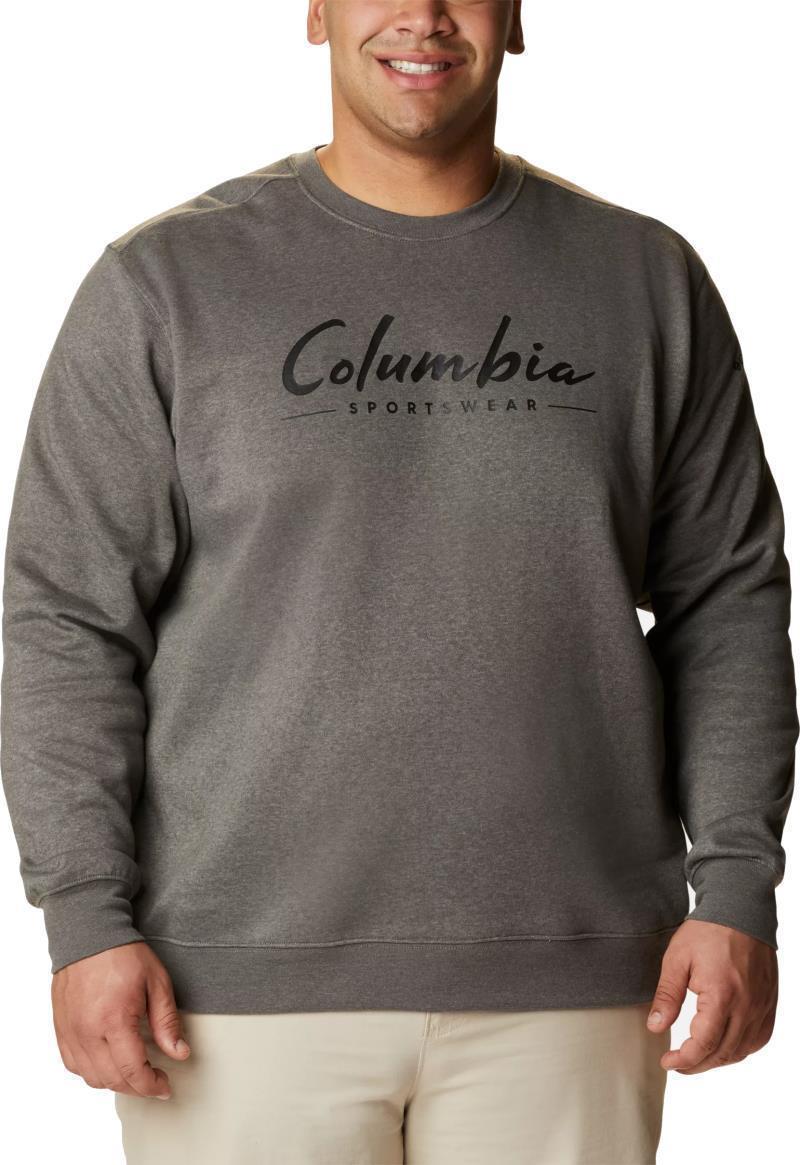 Columbia Trek Crew, Extended - Mens - Charcoal Heather 1