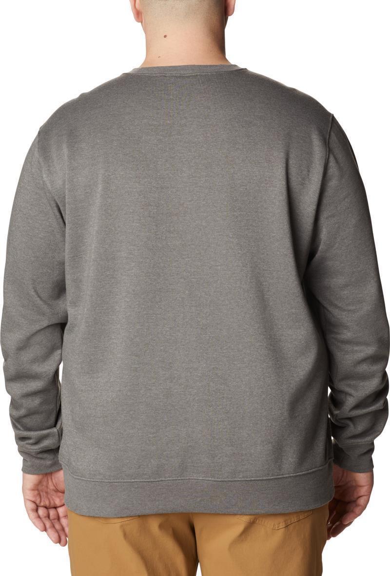Columbia Trek Crew, Extended - Mens - Charcoal Heather / CSC Stacked Graphic 3