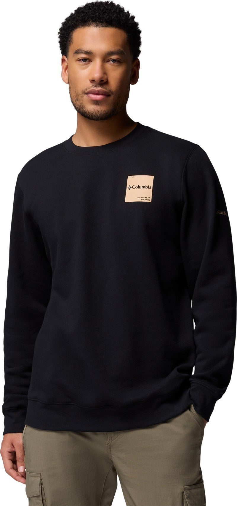 Columbia Trek Crew - Mens - black / boxy brand 1