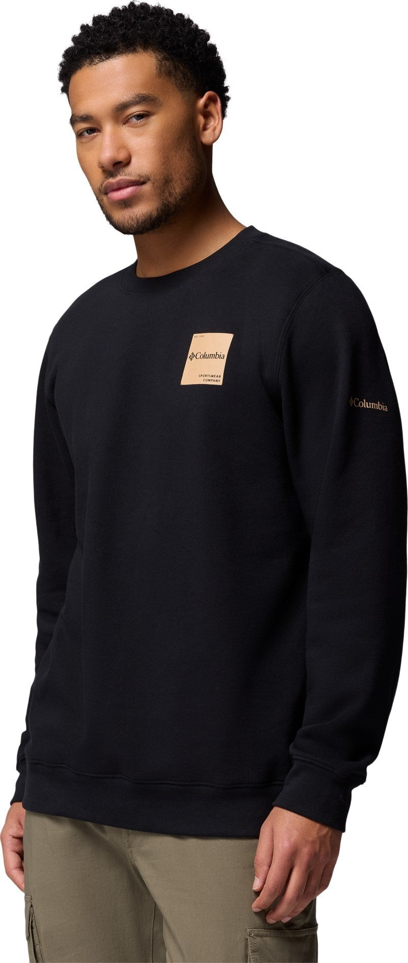 Columbia Trek Crew - Mens - black / boxy brand 1