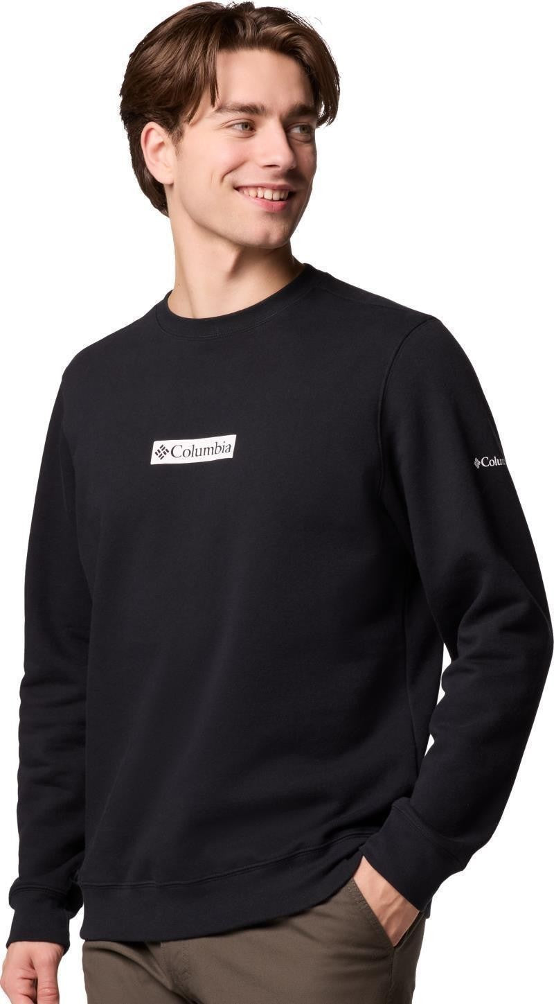 Columbia Trek Crew - Mens - black / puff box gem logo 1