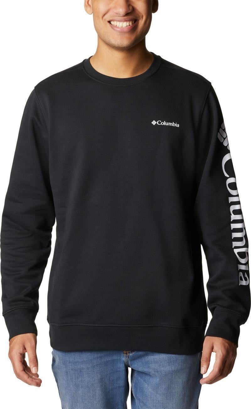 Columbia Trek Crew - Mens - black / white sleeve logo 1