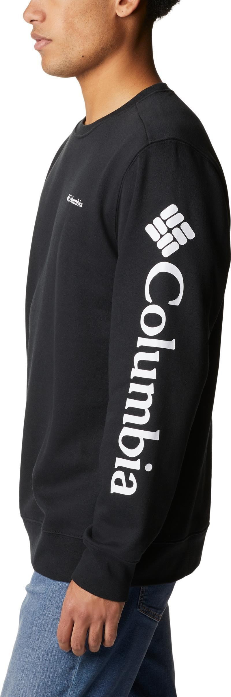 Columbia Trek Crew - Mens - black / white sleeve logo 1