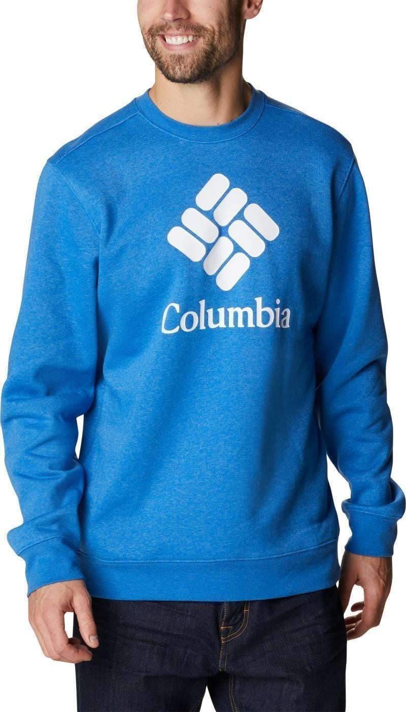 Columbia Trek Crew - Mens - bright indigo heather / csc stacked logo 1