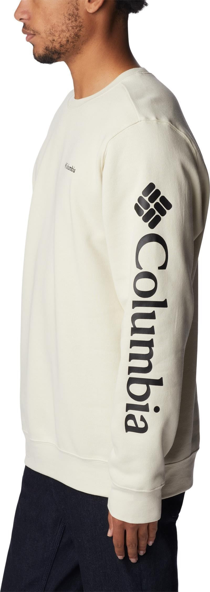Columbia Trek Crew - Mens - chalk / csc sleeve logo 1