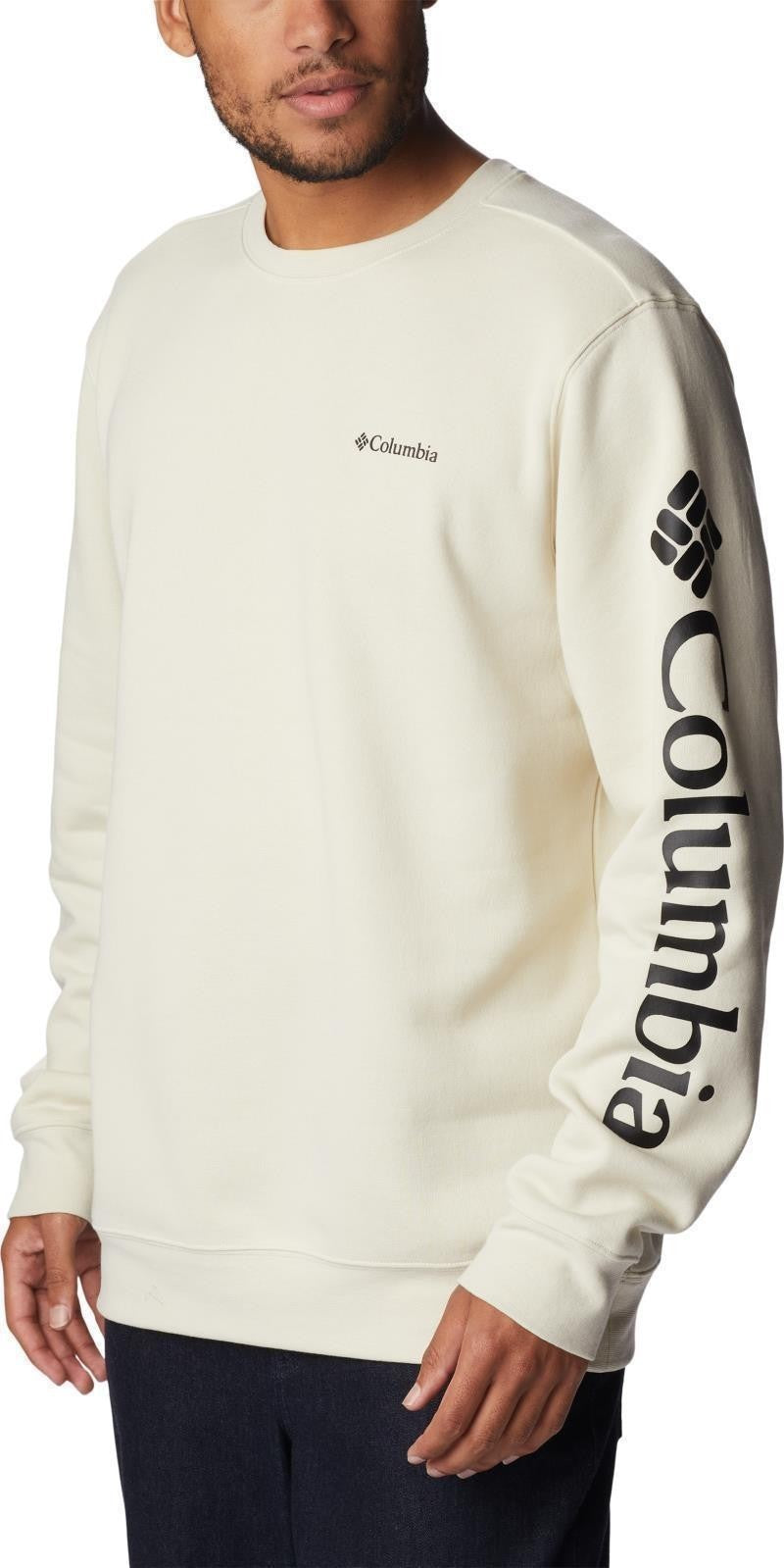 Columbia Trek Crew - Mens - chalk / csc sleeve logo 1
