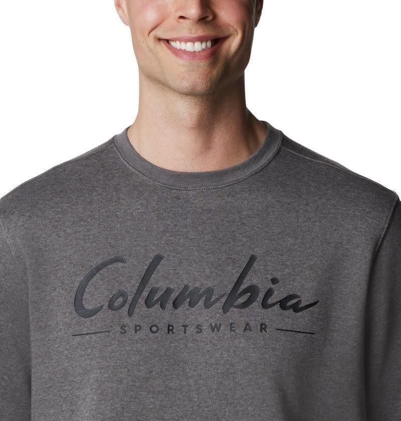 Columbia Trek Crew - Mens - charcoal heather 1
